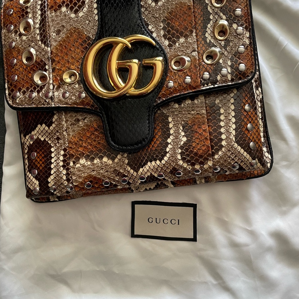Authentic Gucci Python Bag NEW - Picture 2 of 8